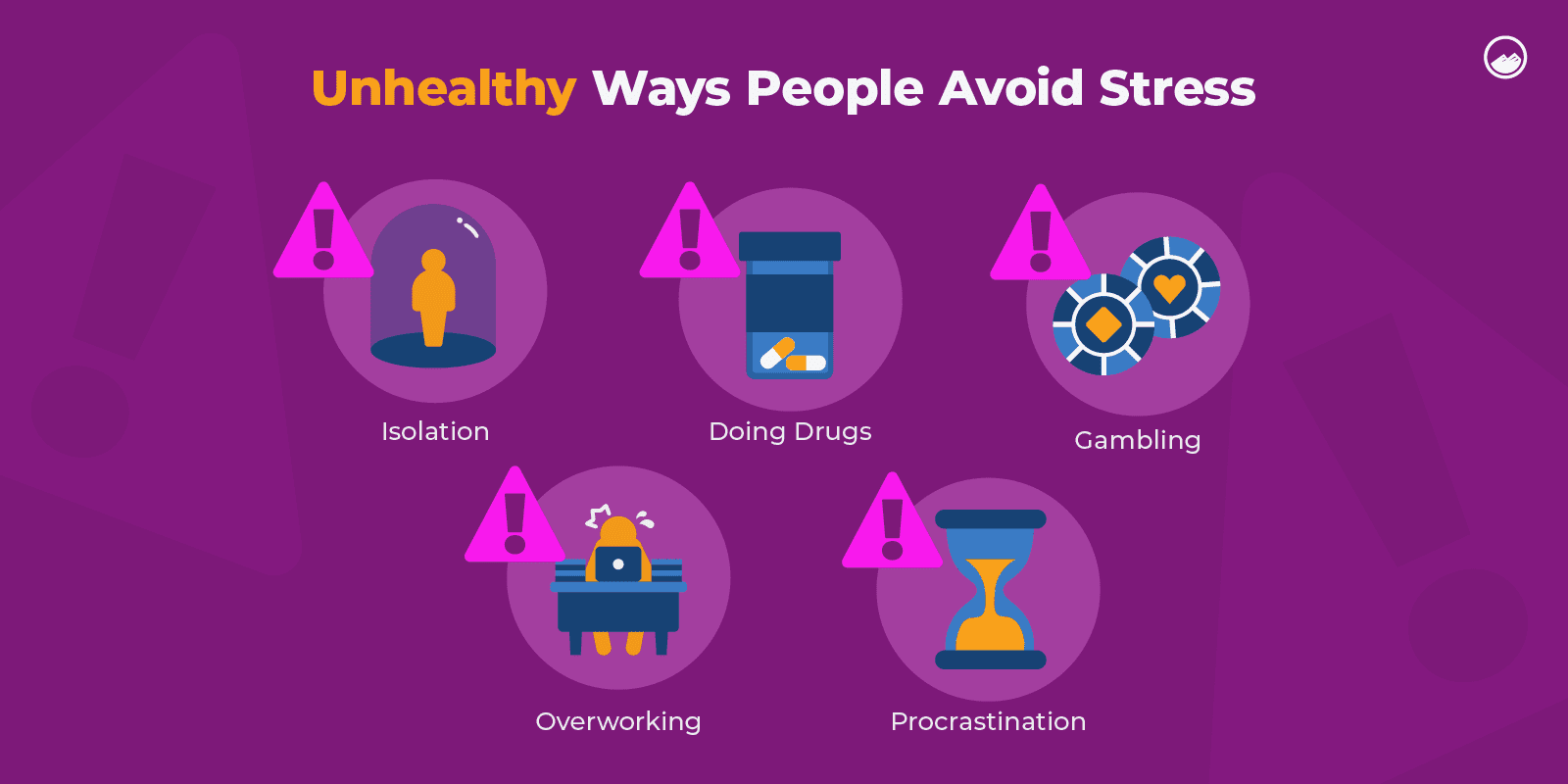 Avoidance Behavior Graphics 02 Unhealthy Ways People Avoid Stress