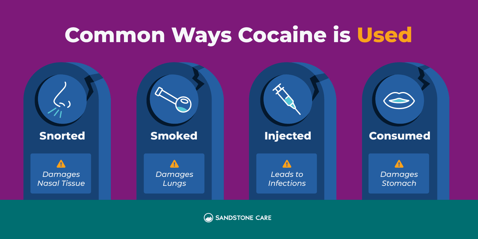 Cocaine Addiction Graphics 03 Common Ways Cocaine Is Used Inline Image