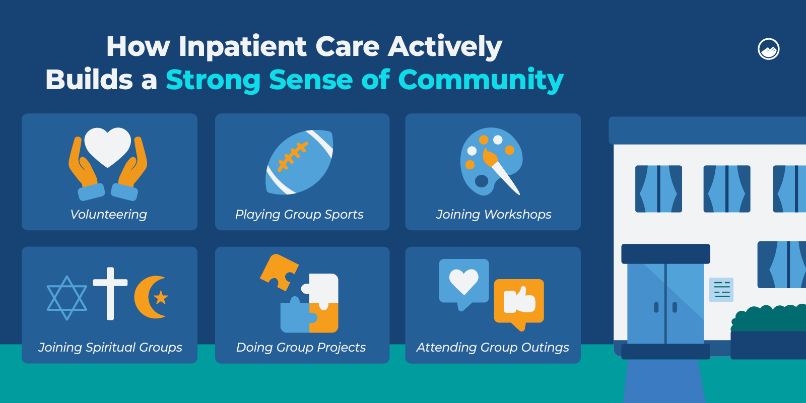 Inpatient VS Outpatient Graphics 06 How Inpatient Care Actively Builds A Strong Sense Of Community Inline Image