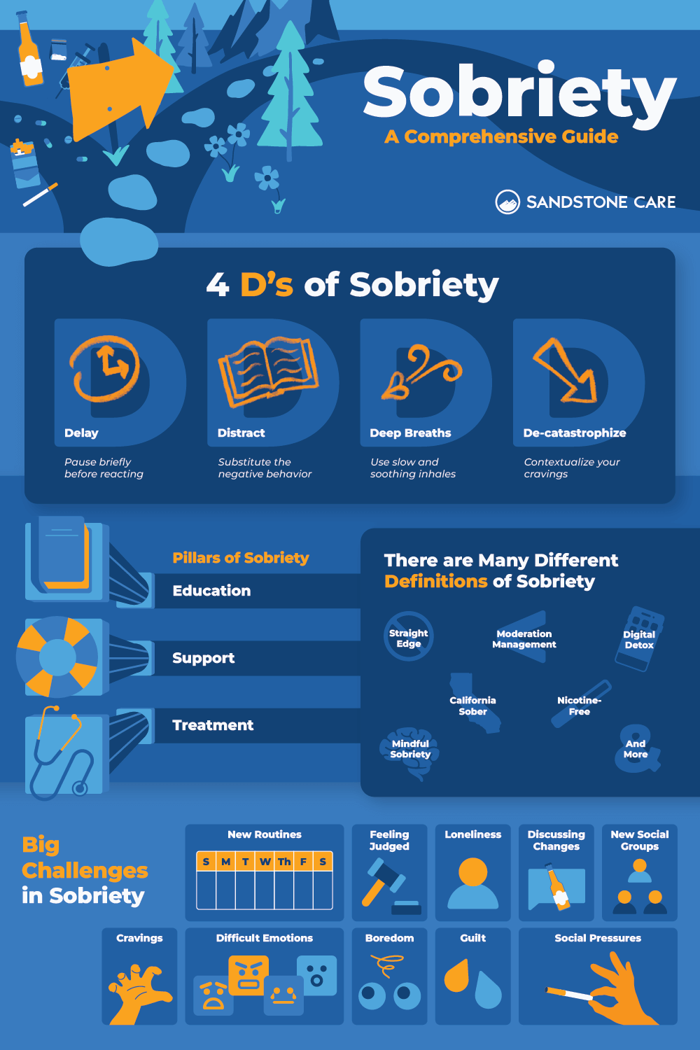 Journey To Sobriety InfoGraphic