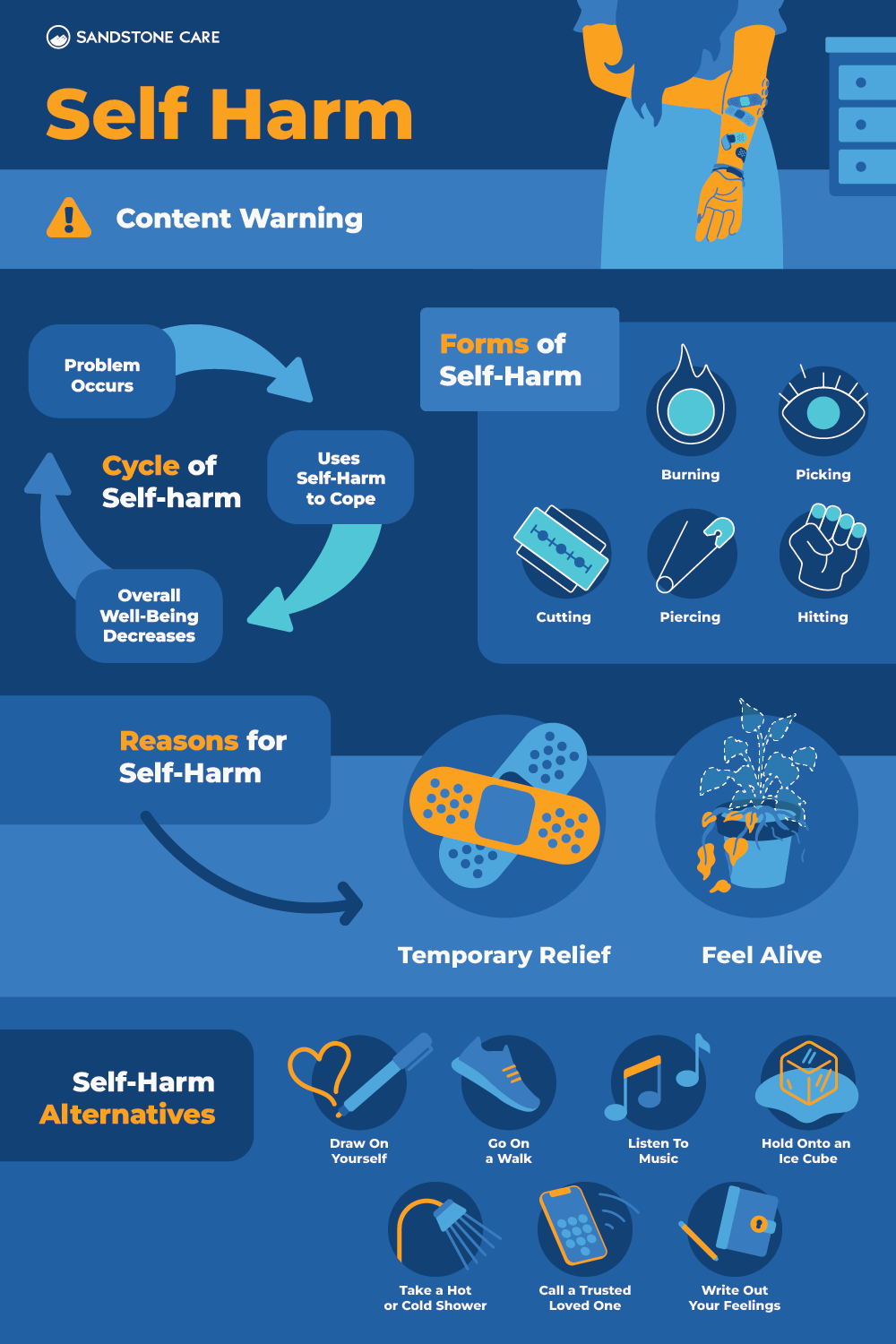 Self Harm Infographic