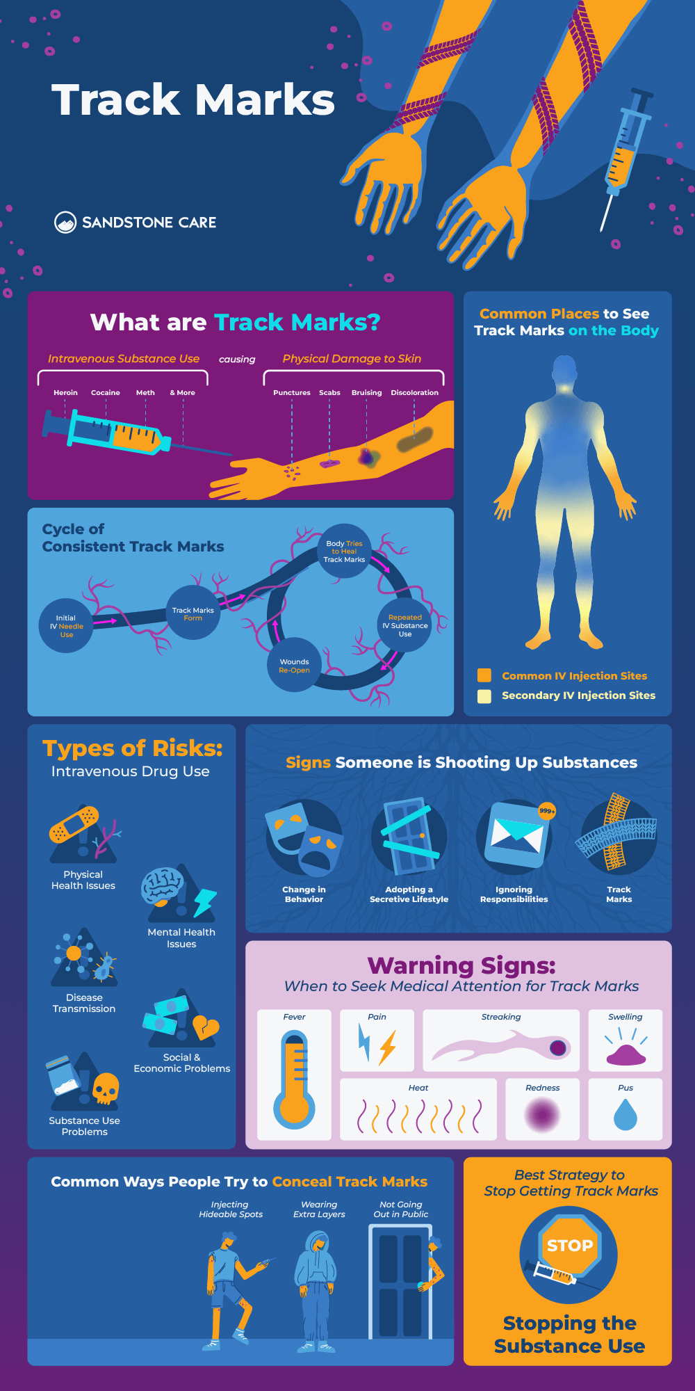 Track Marks InfoGraphic