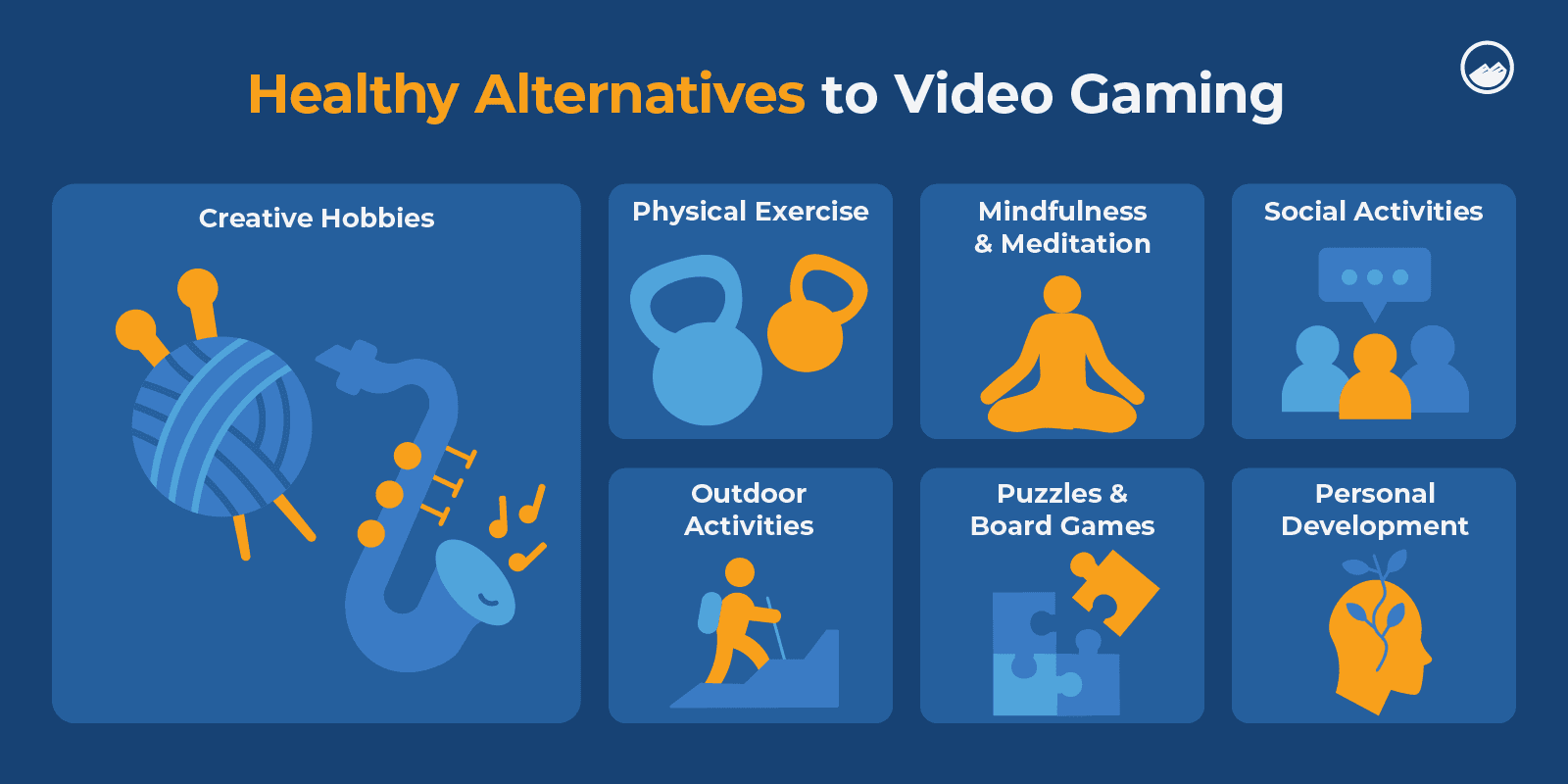 Video Game Addiction Graphics 06 healthy alternatives to video gaming